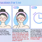 Under-Eye Light Therapy Device, Beauty Device with Eye Massage for Relieve Eye Bags, Eye Fatigue, Dark Circles, with Gel and Glasses Strap