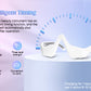 Under-Eye Light Therapy Device, Beauty Device with Eye Massage for Relieve Eye Bags, Eye Fatigue, Dark Circles, with Gel and Glasses Strap