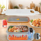 Cordless Electric Lunch Box, 1000 ml Food Container, Portable Food Warmer
8000mAh Rechargeable Battery, 7 Timer & 4 Temperature Adjustment Portable Lunch Box for Car,Office,Travel,Picnic, Leak-proof