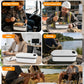 Cordless Electric Lunch Box, 1000 ml Food Container, Portable Food Warmer
8000mAh Rechargeable Battery, 7 Timer & 4 Temperature Adjustment Portable Lunch Box for Car,Office,Travel,Picnic, Leak-proof