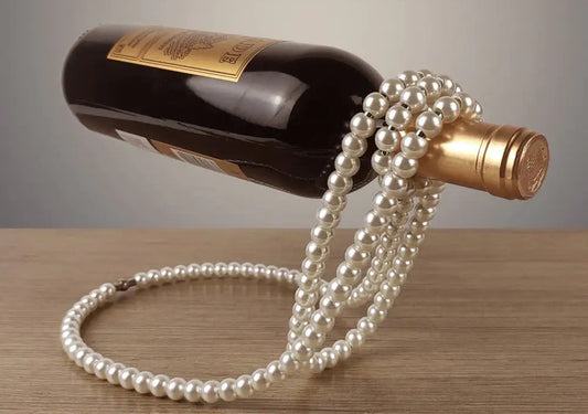 Pearl Necklace Wine Rack