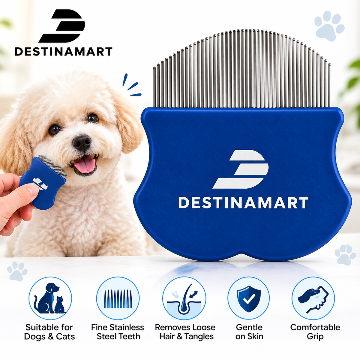 Pet Eye Comb – Tear Stain Remover for Dogs & Cats